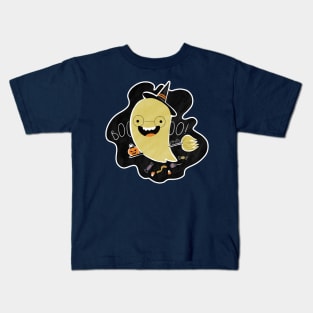Cute Witch Ghost Kids T-Shirt